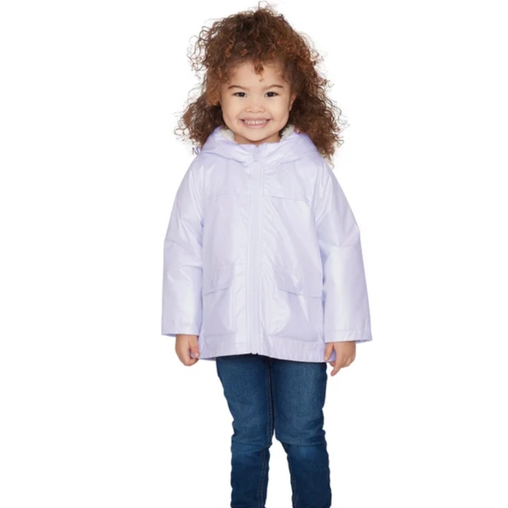 Carter's Lavender Hooded Raincoat